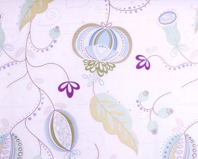 dezzle, white lavender//cotton//2 yards