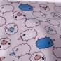 Kawaii curled lamps//blue//cotton//oxford