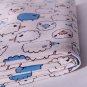Kawaii curled lamps//blue//cotton//oxford