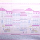 Petit france, pink roof//cotton//twill//2 yards