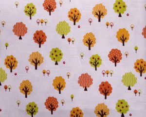 kawaii trees//orange//slub