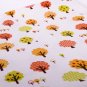 kawaii trees//orange//slub