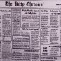 vintage newspaper//linens//
