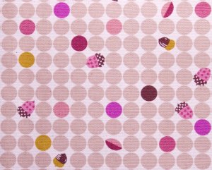 Brown Dots and Acorns//pink//oxford