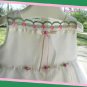 Jenny Annie Dots Girl White Nylon Portrait Dress 24 M