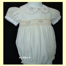 Carriage Boutiques Girl Yellow Smocked Easter Bubble 9M