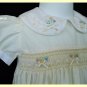 Carriage Boutiques Girl Yellow Smocked Easter Bubble 9M