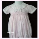 Carriage Boutiques Girl Pink Shirred Easter Bubble 6 M
