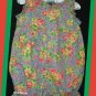 Cornelloki Girl Orange Floral Bubble Romper Ruffles 1