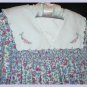 Petit Ami Girl Long LS Romper Flowers 18 M