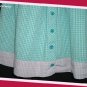 Zutano Girl Aqua Gingham Seersucker SS Dress 2