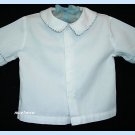 Sophie Dess Boutique Boy White SS Shirt Blue Trim 24 M