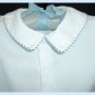 Sophie Dess Boutique Boy White SS Shirt Blue Trim 24 M