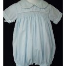 House of Hatten Boy Blue Shirred Bubble Romper 9 M