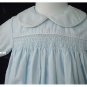 House of Hatten Boy Blue Shirred Bubble Romper 9 M