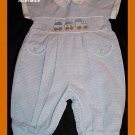Carriage Boutiques Boy Blue Longall Romper Trains 3