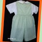 Vive La Fete Boy Green Gingham Easter Jon Set 18 M