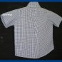 Glorimont Boy SS Blue Gingham Seersucker Shirt 2T
