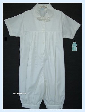 Will'beth Boy Formal Wear 3 Pc Set White Size 2 New