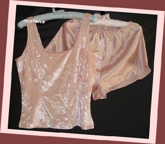 Victorias Secret Pink Sexy Shorty Pajamas M 5652