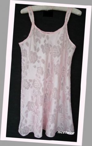 Oscar de la Renta Short Coral Sexy Nightgown S