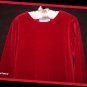 Maggie Breen Girl Red Christmas Dress Beaded Flowers 4