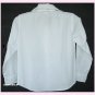 Authentic School Uniform Girl White LS Blouse 6X