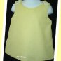 Jordan Lee Girl Yellow Gingham Checked Lined Dress 12 M