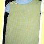 Jordan Lee Girl Yellow Gingham Checked Lined Dress 12 M