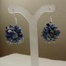 Channing OCEAN BLUE Lapis Gemstone Ball Earrings NEW!  Silver Lapis Lazuli Gemstone Jewelry