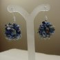 Channing OCEAN BLUE Lapis Gemstone Ball Earrings NEW!  Silver Lapis Lazuli Gemstone Jewelry