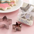 “A Star is Born” Star-Shaped Cookie Cutters with Gift Box and Organza Bow