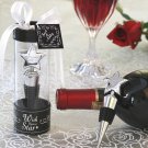 "Wish Upon A Star" Bottle Stopper with Rhinestone Accents in Tall Showcase Display Box