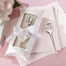 "L-O-V-E" Chrome Letter Opener in Pillow Box Packaging