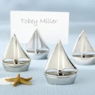 “Shining Sails” Silver Place Card Holders (Set of Four)