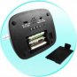 Three Setting LED Alarm Clock - Multi Color Display