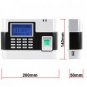 Fingerprint Time Attendance And Door System (White)