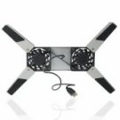 Portable Cooling Fan Pad for Notebook Computers