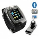 Quad Band Cell Phone Watch - Touch Screen + Bluetooth Watch