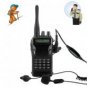 Professional Walkie Talkie Set w/ Earpiece and PTT Fingerbutton