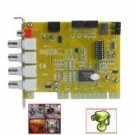 2-CH Real Time Video + 1-CH Audio DVR Card - Motion Detection