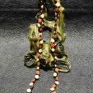 24" Wood bead necklace