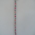 7" Green bead mix w/Jade center