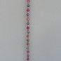 7" Beaded Glass w/ Dragonfly clasp