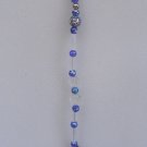 7"Purple/Clear Bead