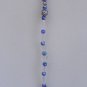 7"Purple/Clear Bead