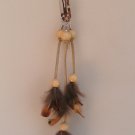 A- Pheasant w/ tan lace,white bead