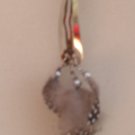H- Guinea w/silver bead