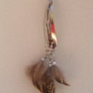I- Pheasant w/silver beads