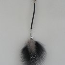 E-Guinea/black  feather,8"